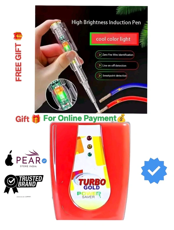 Power Saver Premium Quality Turbo Gold (Free Gift 🎁 For Online Payment 💰)
