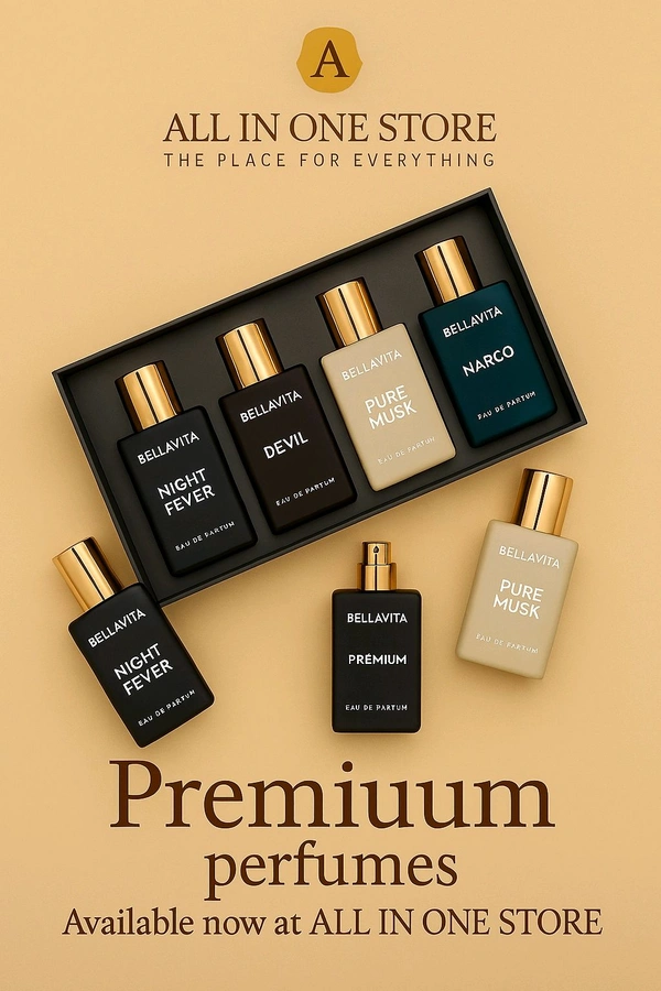 BellaVita Unisex Perfume Gift Set (4x20ml)