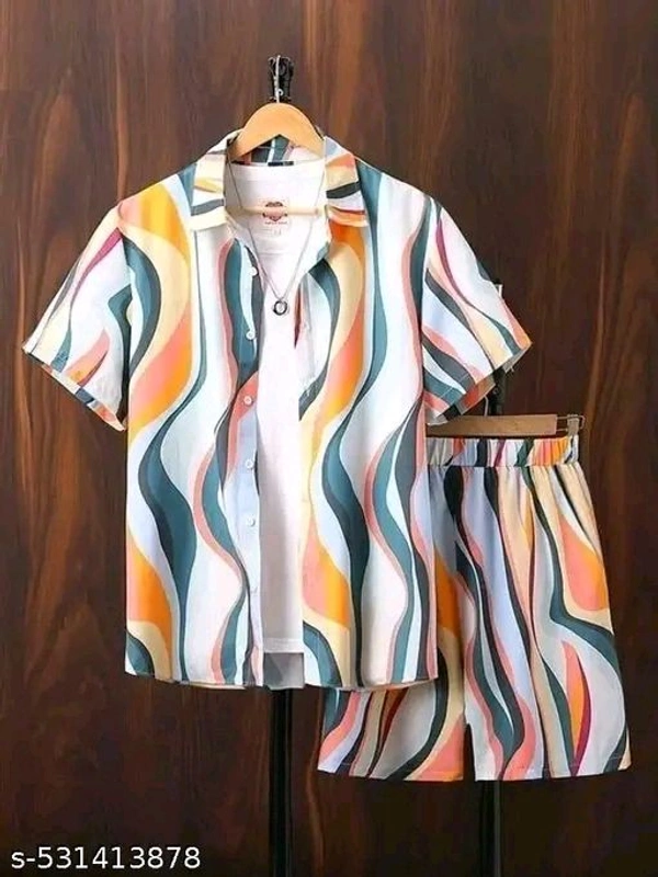 Printed Shirt And Short 