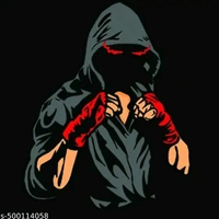 Men Trendy Tee - Black, S, Cotton