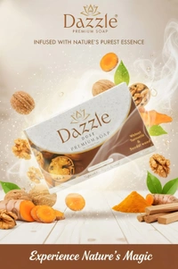 Dazzle Dose Walnut, Turmeric and Sandalwood Soap