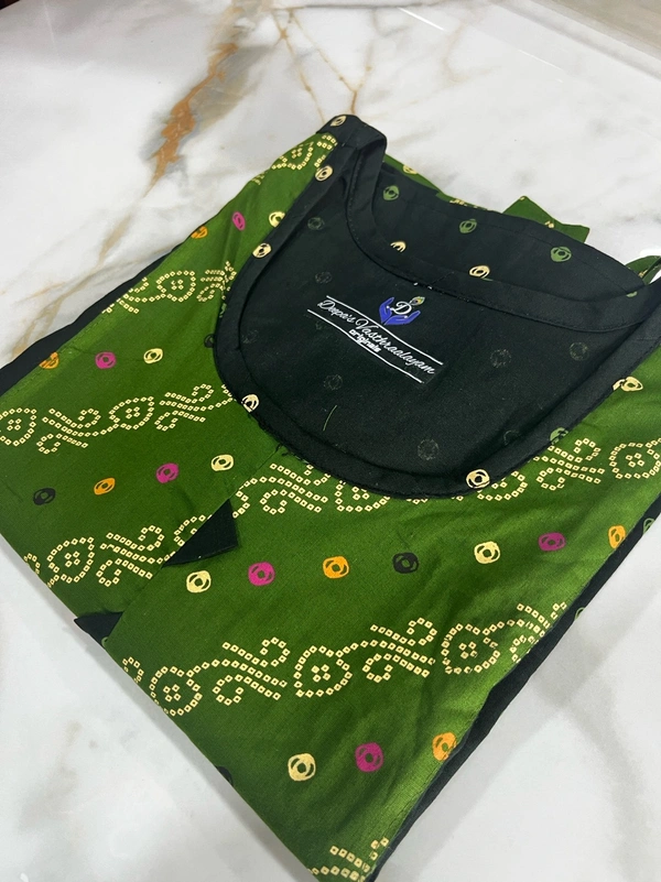 Deepa’s Vasthraalayam 100% Cotton Nighty for Women - Green, Free Size