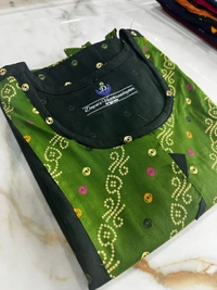 Deepa’s Vasthraalayam 100% Cotton Nighty for Women - Green, Free Size