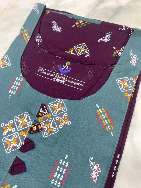 Deepa's Vasthraalayam 100% Cotton Nighty  - Free Size