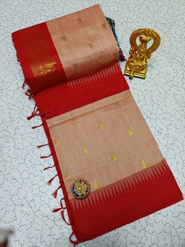 Deepa’s Vasthraalayam Premium Quality Kalyani Cotton Saree with Blouse