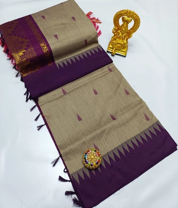 Deepa’s Vasthraalayam Premium Quality Kalyani Cotton Saree with Blouse