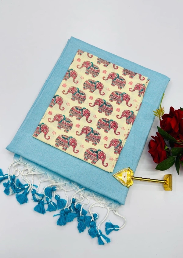 Deepa’s Vasthraalayam Pure Kaadhi Soft Cotton Saree