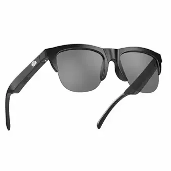 F06 Smart Glasses Wireless Bluetooth Square Sunglasses Open Ear Music&Hands-Free Calling,For Men&Women,Polarized Lenses,Ip4 Waterproof,Connect Mobile Phones And Tablets, Black, One Size