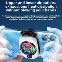 TL16 RGB Mobile Phone Cooler – Ultra-Fast Semiconductor Cooling Fan for Mobile Gaming | Adjustable Clip Design | 1/4" Screw | Silent Operation | USB Powered LED Cooling Fan