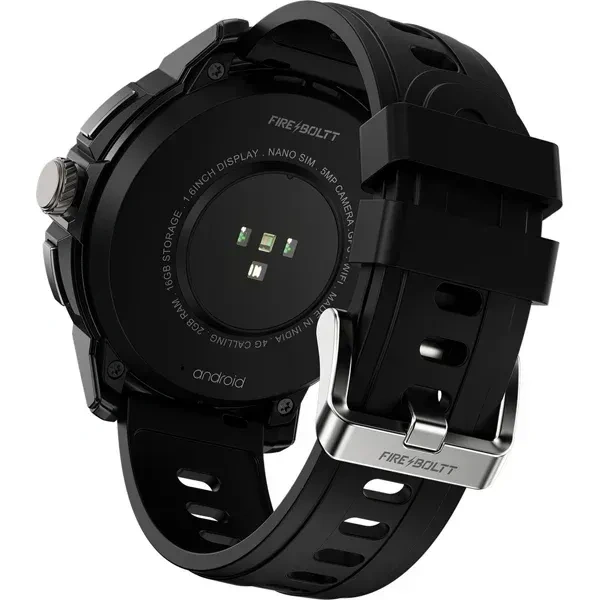 Fire-Boltt Shott 1.5" Round Display, Front Camera, Nano SIM Slot Smartwatch