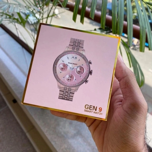 GEN 9 Smartwatch for Women with Metal Strap & HD Display, Bluetooth Calling, 100+ Watch Faces, Health Tracker, Sports Modes & IP67 Waterproof