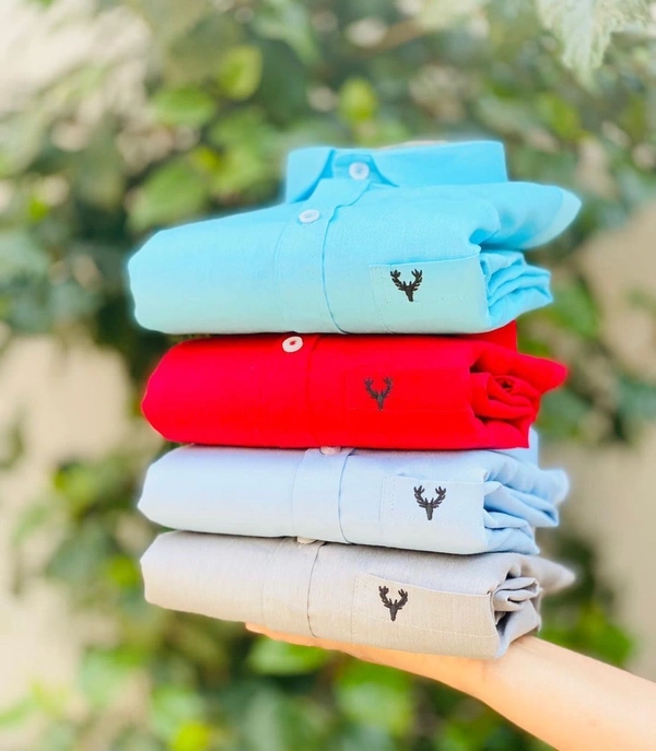 Allen Solly Plain Shirts For Men - 4 Pc Combo Stylish & Comfortable - L-40