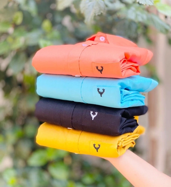 Allen Solly Plain Shirts For Men - 4 Pc Combo Stylish & Comfortable - M-38