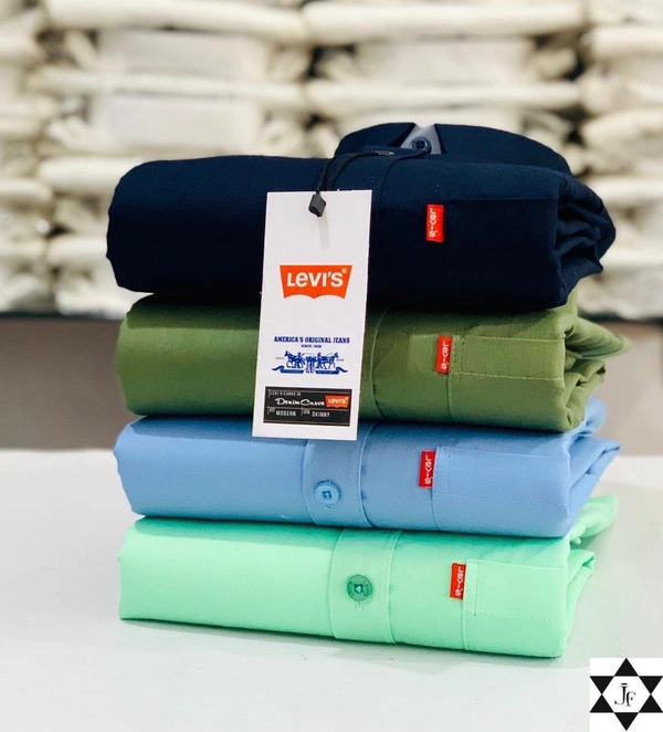 Levi’s Plain Shirts For Men - 4 Pc Combo Stylish & Comfortable - S-36