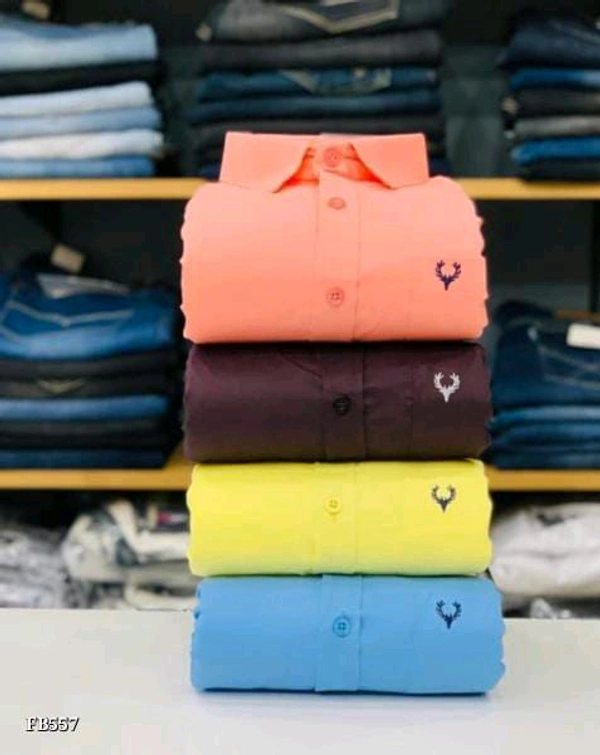 Allen Solly Plain Shirts For Men - 4 Pc Combo Stylish & Comfortable - S-36