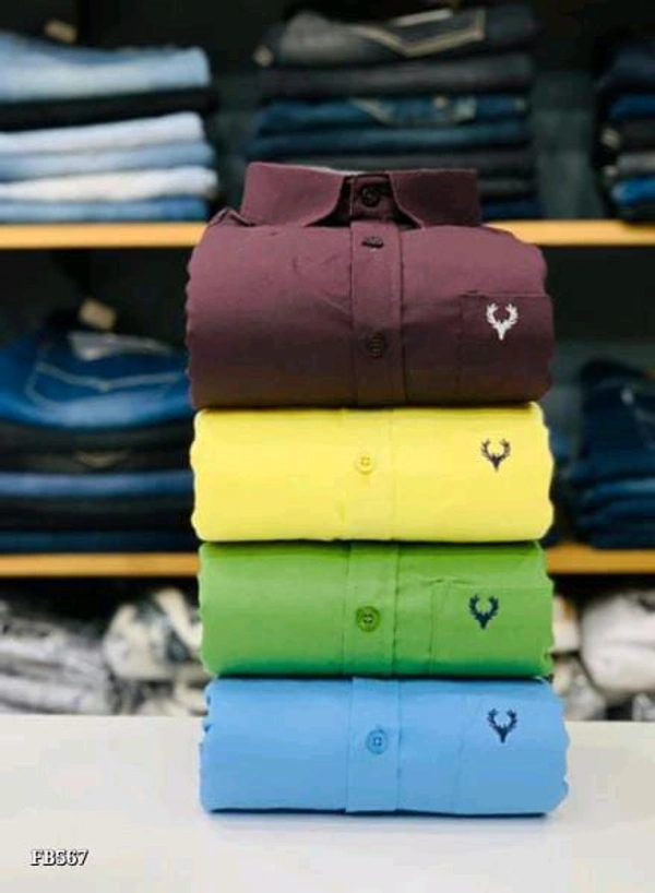 Allen Solly Plain Shirts For Men - 4 Pc Combo Stylish & Comfortable - S-36