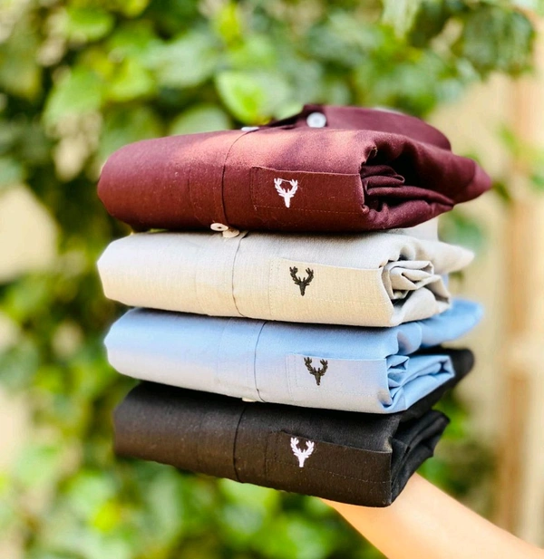 Allen Solly Plain Shirts For Men - 4 Pc Combo Stylish & Comfortable - M-38