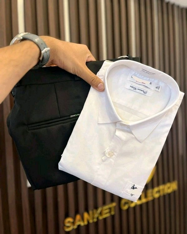 Cotton Shirt And Pent Combo - L-40, 34