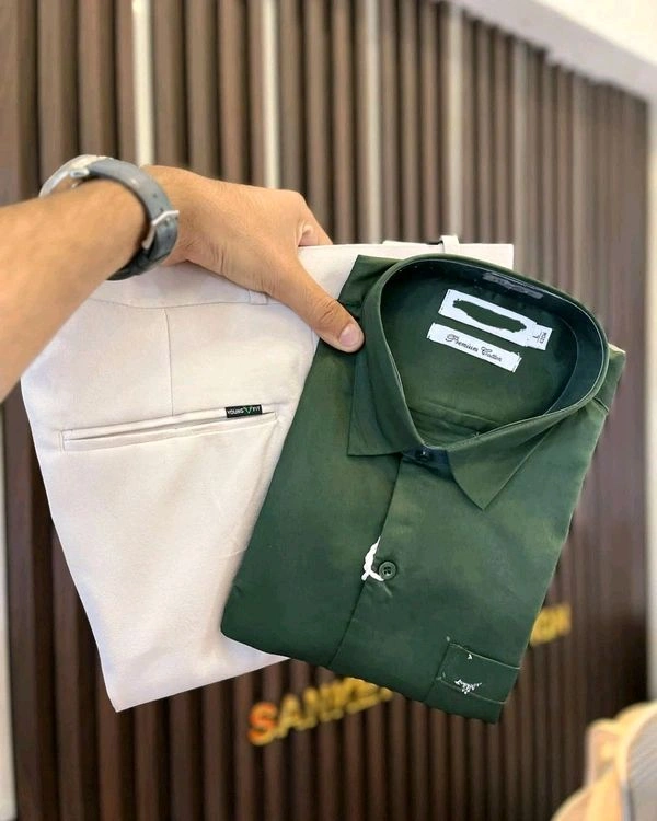 Cotton Shirt And Pent Combo - 32, M-38