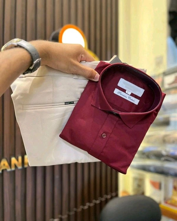 Cotton Shirt And Pent Combo - 34, M-38