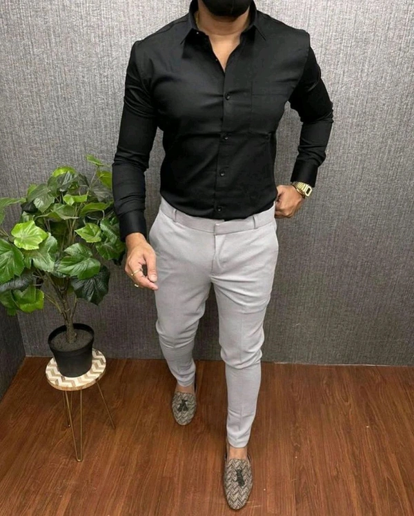 Cotton Shirt And Pent Combo - 36, L-40