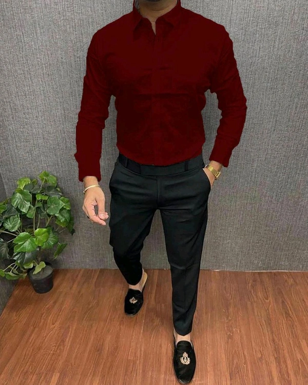 Cotton Shirt And Pent Combo - 36, L-40