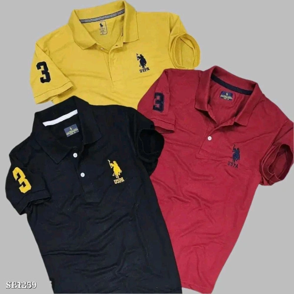Uspolo Matty Tshirt Combo Of 3pcs - S-36