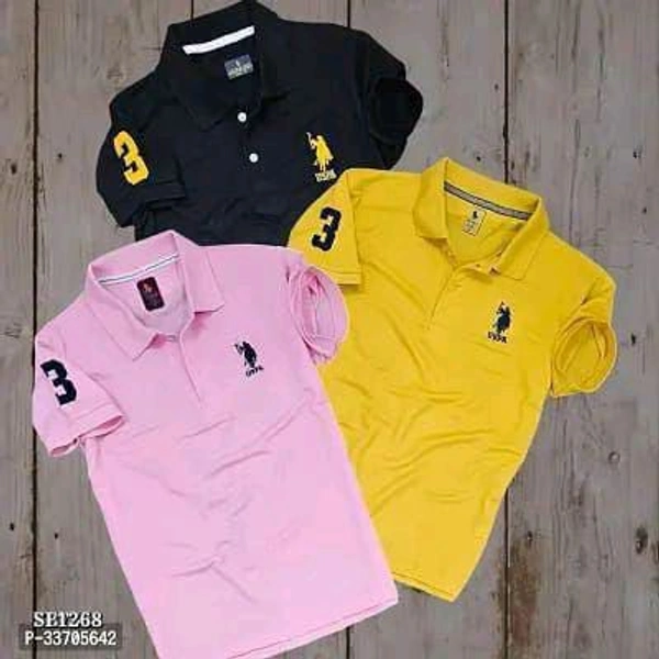 Uspolo Matty Tshirt Combo Of 3pcs - M-38