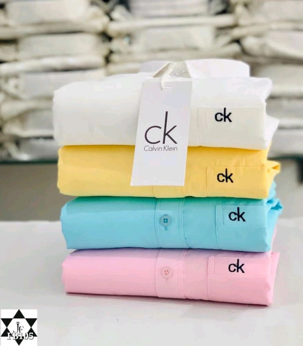 Ck Plain Shirts Combo Of 4pcs - L-40
