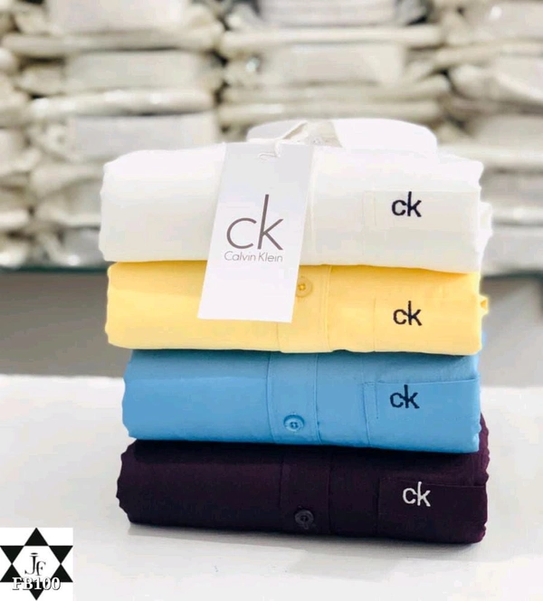 Ck Plain Shirts Combo Of 4pcs - L-40