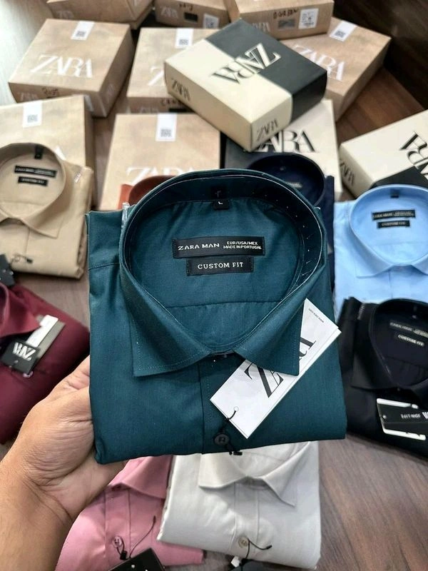 Zara Plain Shirts  - XL-42