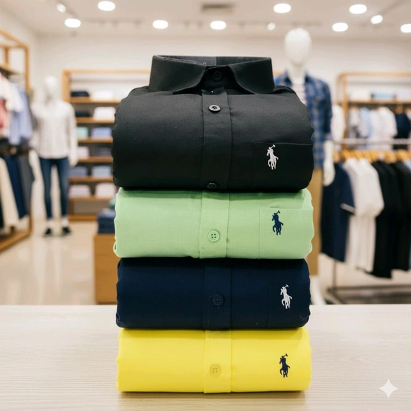 Plain Shirts Combo Of 4pcs - XXL-44