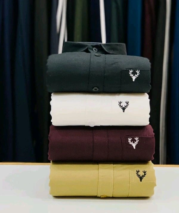 Allen Solly Plain Shirts Combo Of 4pcs - XXL-44