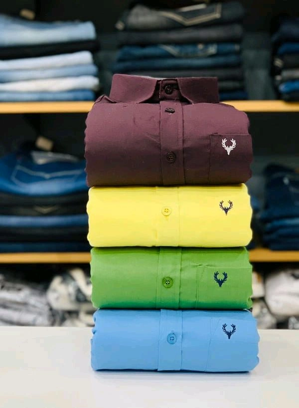 Allen Solly Plain Shirts Combo Of 4pcs - XXL-44