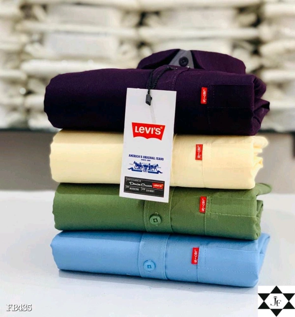 Levi’s Plain Shirts Combo Of 4pcs - S-36