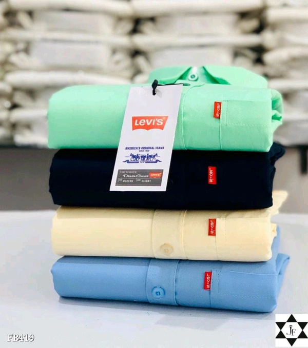 Levi’s Plain Shirts Combo Of 4pcs - XL-42