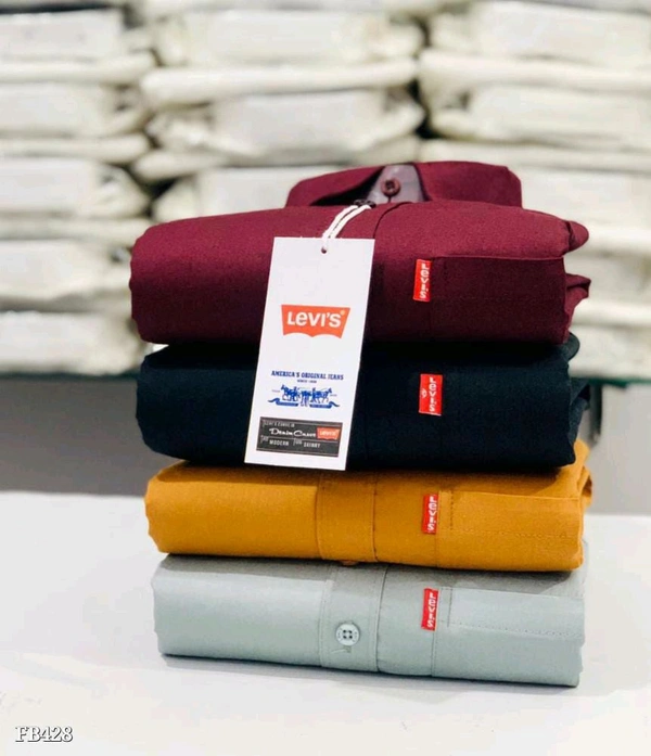 Levi’s Plain Shirts Combo Of 4pcs - XL-42
