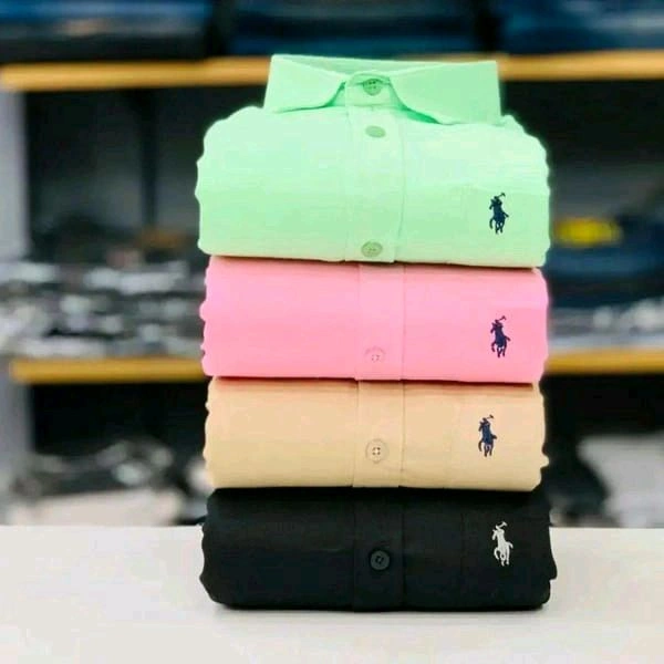 RL Formal plain Shirts Combo Of 4pcs - L-40