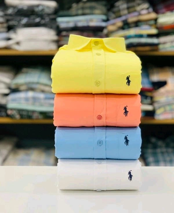 RL Formal plain Shirts Combo Of 4pcs - XXL-44