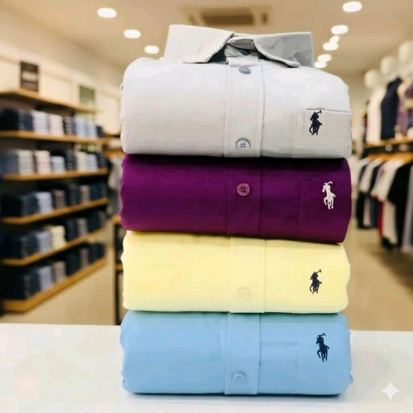 RL Formal plain Shirts Combo Of 4pcs - XL-42