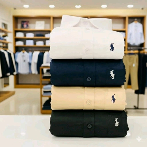 RL Formal plain Shirts Combo Of 4pcs - XL-42