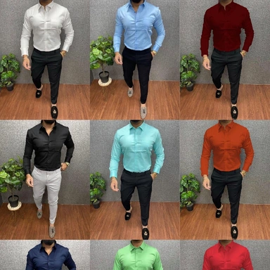 Cotton Shirt And Trouser Combo