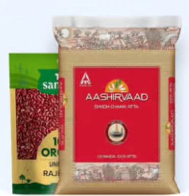 atta, rice & dal