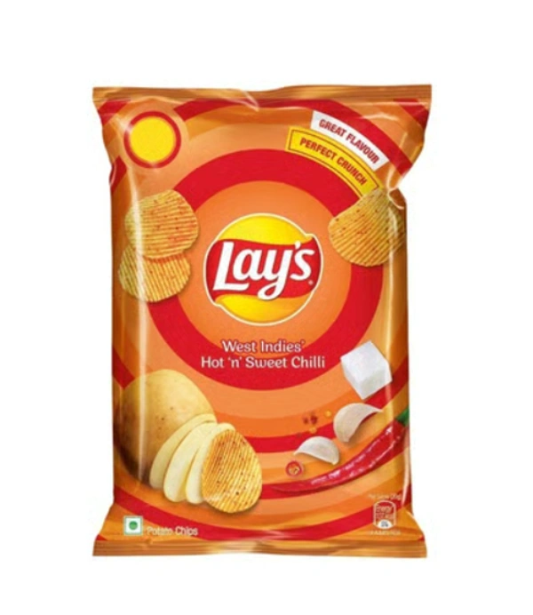 lay's Lay's West Indies Hot n Sweet Chilli Flavour Potato Chips - 48g