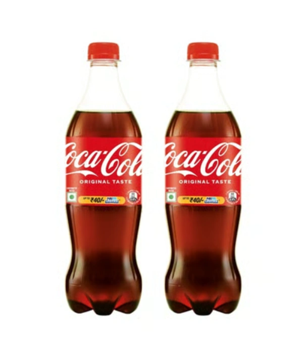Coca-Cola Soft Drink (750 ml) - Pack of 2 - 2 x 750 ml