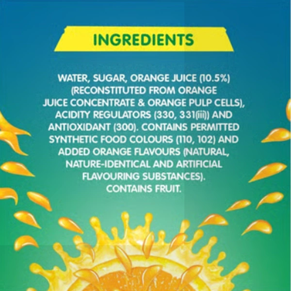 Minute Maid Pulpy Orange Fruit Drink - 250 ml