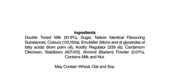 Aashirvaad Badam Flavoured Milk - 180 ml