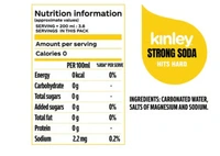 Kinley Strong Soda Water - 750 ml