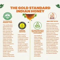 Dabur Honey - 100% Pure, World's No.1 Honey Brand (No Sugar Adulteration) - 100 g