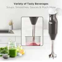 BOSS B132 Portable Hand Blender 225W - Watt Variable Speed Control